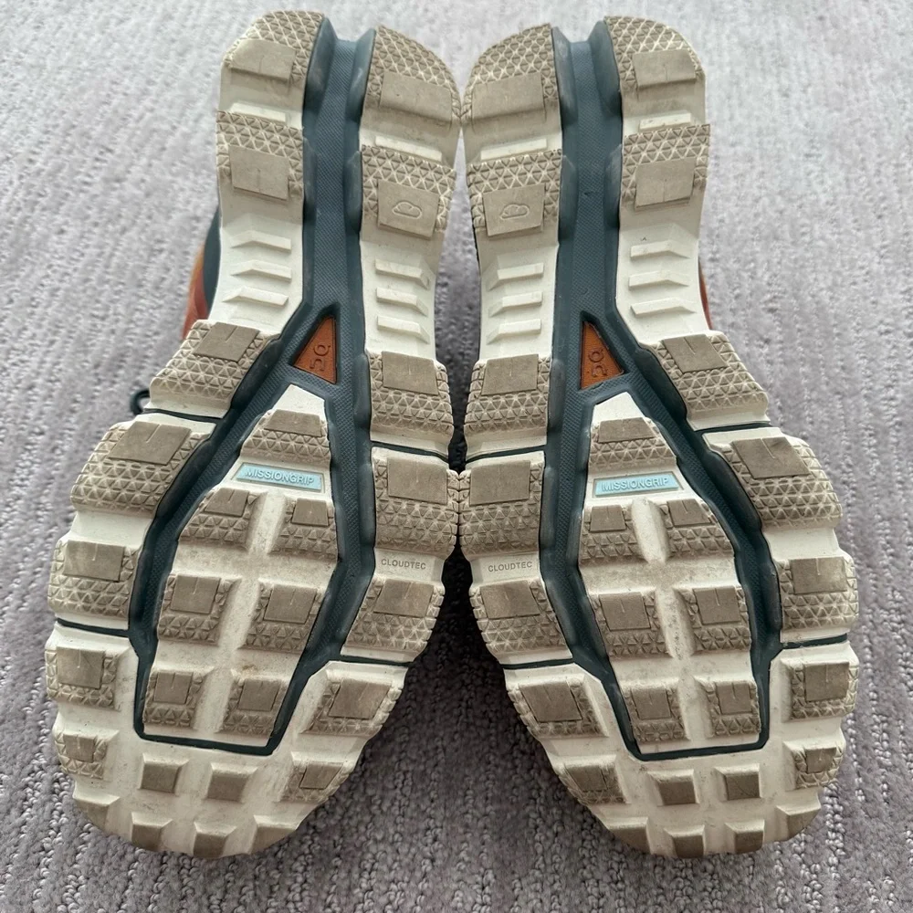 On Running Men's Athletic Shoes - Brown, Black, White - Picture 5 of 8